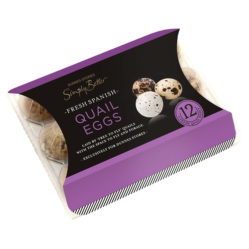 Dunnes Stores Simply Better 12 Fresh Spanish Quail Eggs - Dunnes Stores