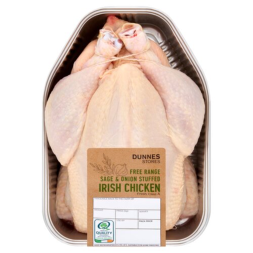 Dunnes Stores Free Range Sage & Onion Stuffed Irish Chicken