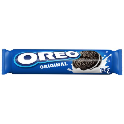 OREO Original Cocoa Sandwich Cookies with Vanilla Flavour Filling 14-cookies pack 154 g
