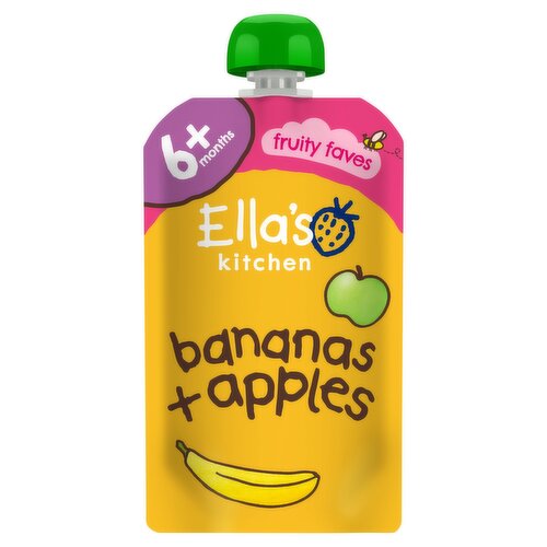 Ella's Kitchen Bananas + Apples 6+ Months 120g