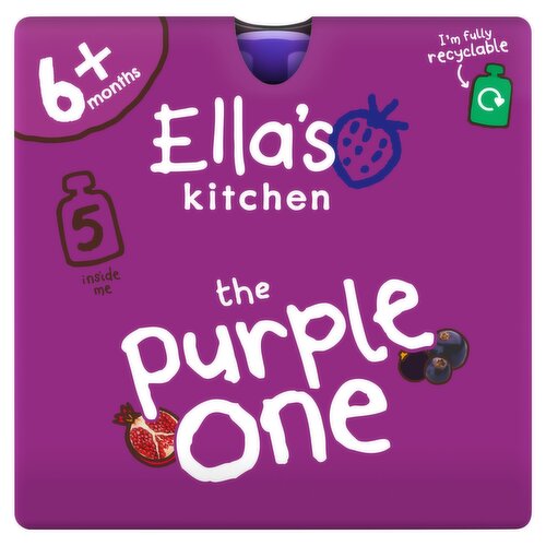 Ella's Kitchen the Purple One Squished Smoothie Fruits 5 x 90g (450g)