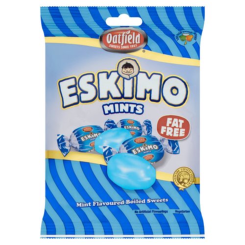 Oatfield Eskimo Mint Flavoured Boiled Sweets 150g