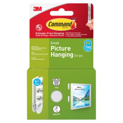 Command Brand Small Picture Hanging Strips 4 Pairs