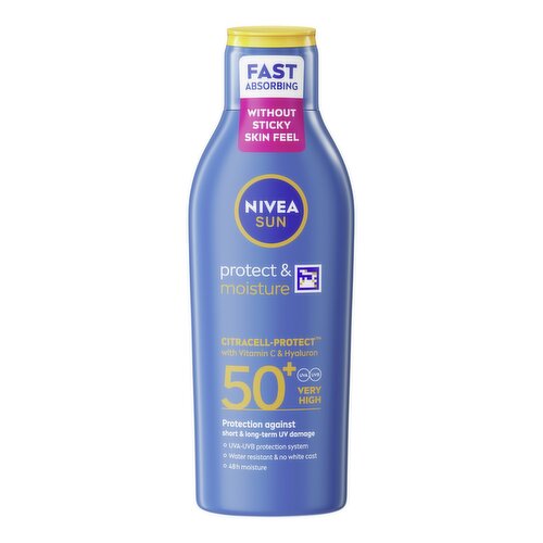 NIVEA SUN Protect & Moisture Lotion SPF50+ 200ml