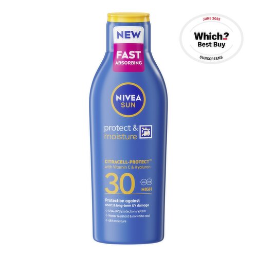 NIVEA SUN Protect & Moisture Lotion sun cream SPF30 200ml