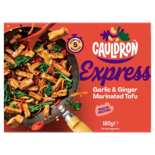 Cauldron Garlic & Ginger Marinated Tofu 160g
