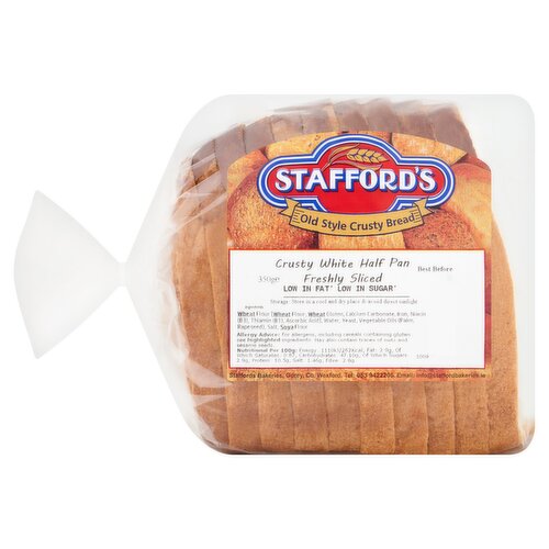 Stafford's Crusty White Half Pan 350g