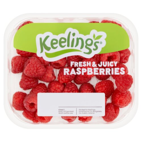 Keelings Fresh & Juicy Raspberries 125g