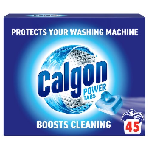 Calgon washing machine cleaner tablets limescale protection 45 tablets