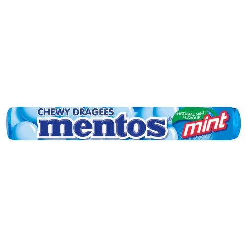 Mentos Mint Chewy Dragees 38g