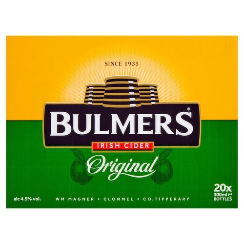 Bulmers Irish Cider Original 20 x 300ml