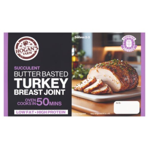 Hogan's Farm Succulent Butter Basted Turkey Breast Joint 490g
