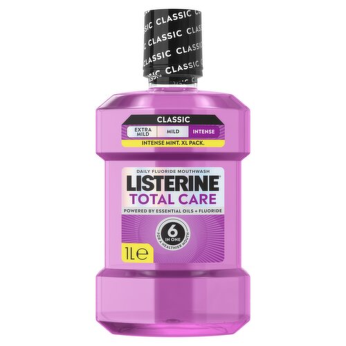 Listerine Total Care Intense Taste Classic Mouthwash 1L