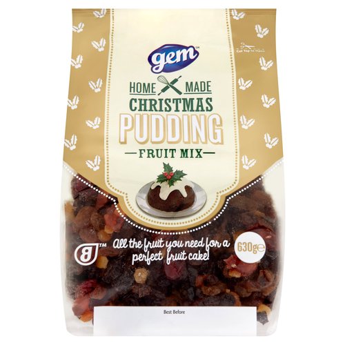 Gem Home Made Christmas Pudding Fruit Mix 630g