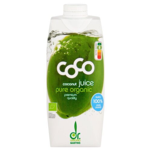 Dr Martins Coco Pure Organic Coconut Juice 500ml