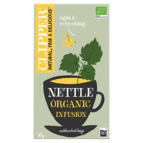 Clipper Organic Nettle Infusion 20 Unbleached Bags 30g