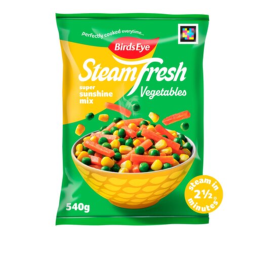 Birds Eye Steamfresh 4 Super Sunshine Steam Bags 540g