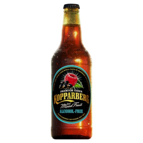 Kopparberg Premium Cider Alcohol-Free with Mixed Fruit 500ml