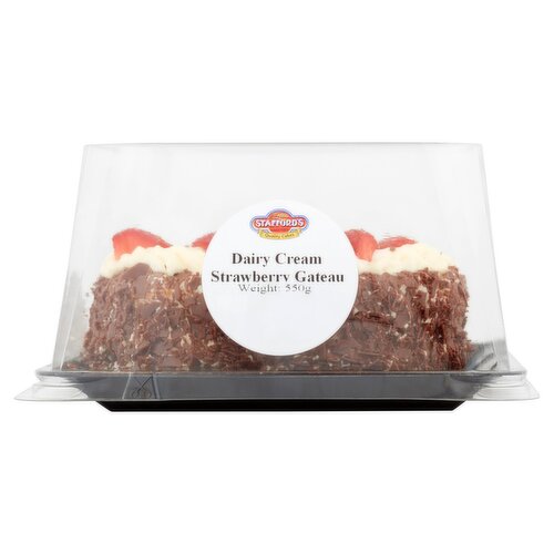Stafford's Dairy Cream Strawberry Gateau 550g