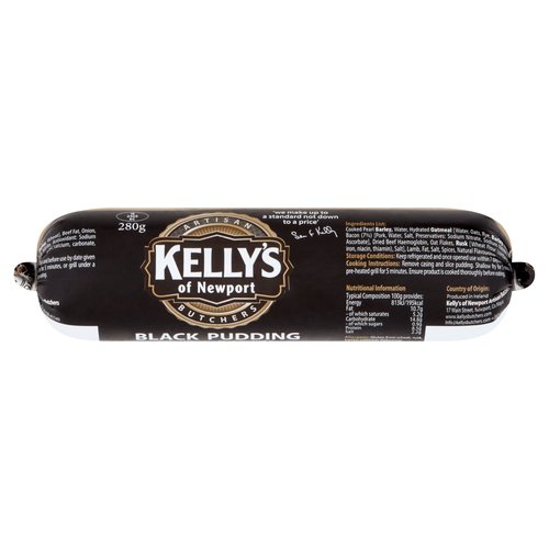 Kelly's of Newport Artisan Butchers Black Pudding 280g