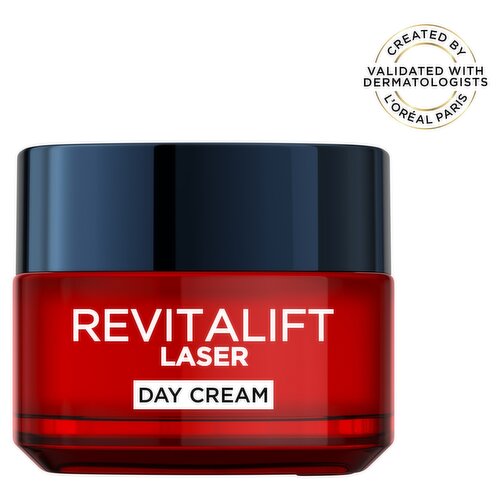 L’Oréal Paris Laser Renew Triple Action Anti-Ageing Day Cream, Anti-Aging Face Moisturiser, 50ml