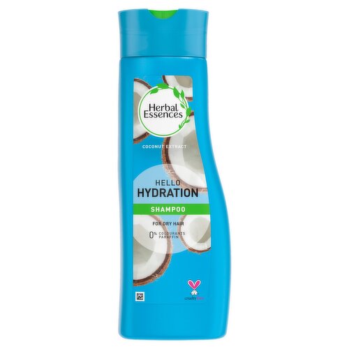 Herbal Essences HELLO HYDRATE Hydrating Shampoo | Coconut Extract | For Dry Hair | 400ml