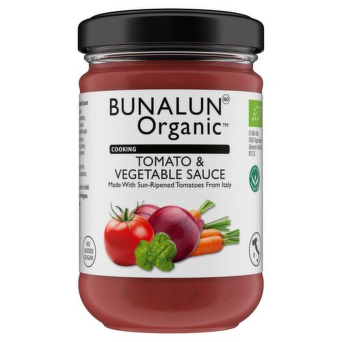 Bunalun Organic Tomato & Vegetable Sauce 350g