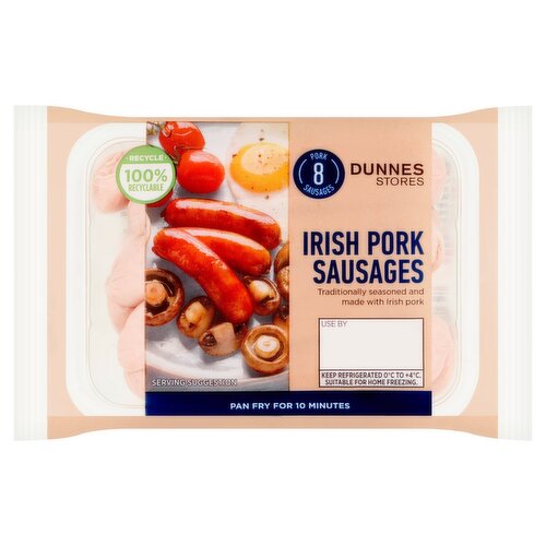 Dunnes Stores 8 Irish Pork Sausages 227g