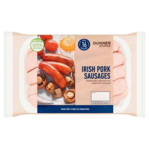 Dunnes Stores 16 Irish Pork Sausages 454g