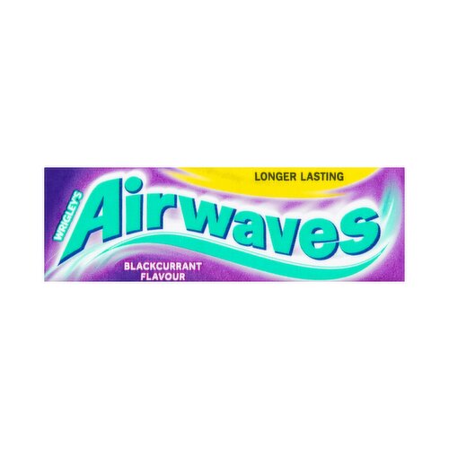 Airwaves Blackcurrant Sugar Free Chewing Gum x10 Pieces
