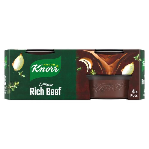 Knorr Rich Beef Stock Pots 4x 28 g