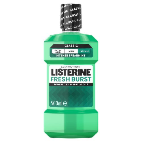 Listerine Fresh Burst Intense Taste Classic Mouthwash 500ml