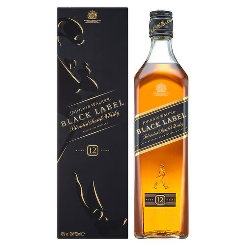 Johnnie Walker Black Label Blended Scotch Whisky 70cl