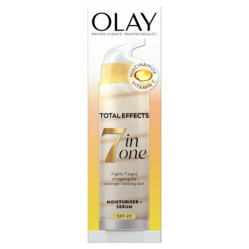 Olay Total Effects 7 in 1 SPF20 Cream + Serum Duo with Niacinamide & Vitamin C – 50ml
