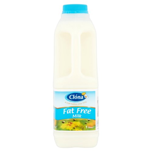 Clóna Fat Free Milk 1 Litre