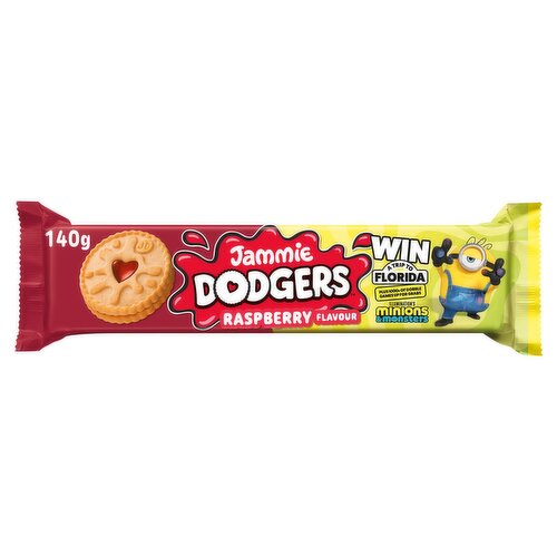 Jammie Dodgers Raspberry Flavour Biscuits 140g