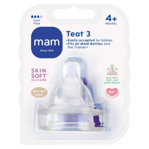 MAM Fast Flow Teat 4+ Months