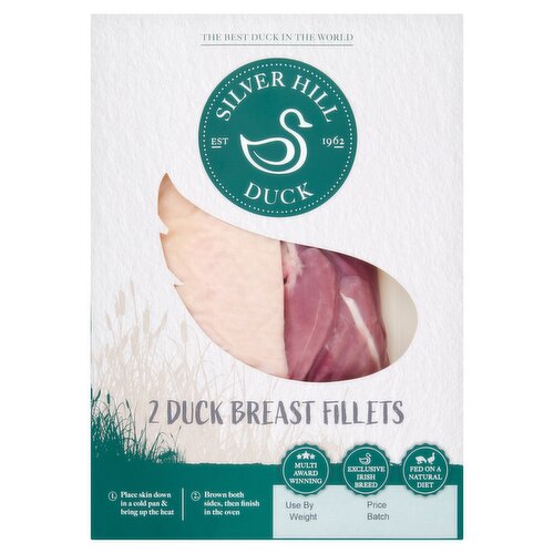 Silver Hill Duck 2 Duck Breast Fillets 350g