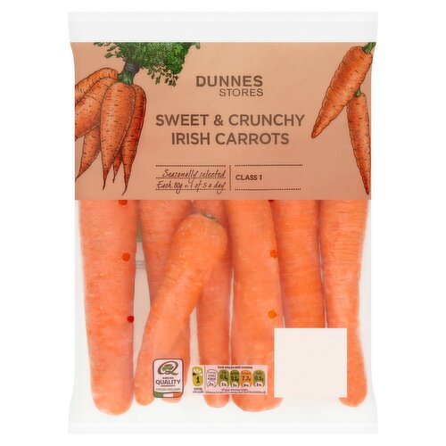 Dunnes Stores Sweet & Crunchy Irish Carrots 1kg