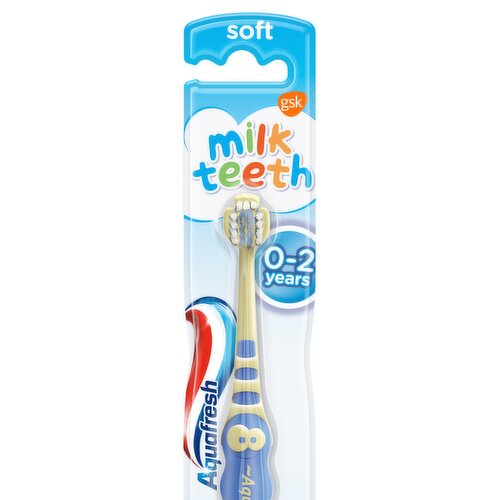 Aquafresh Milk Teeth 0-2 Years Soft Bristles Baby Toothbrush