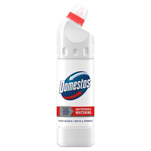Domestos  Thick Bleach White & Sparkle 750 ml 