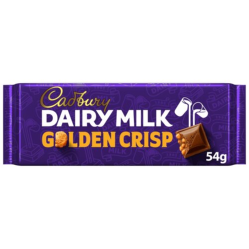 Cadbury Dairy Milk Golden Crisp Chocolate Bar 54g