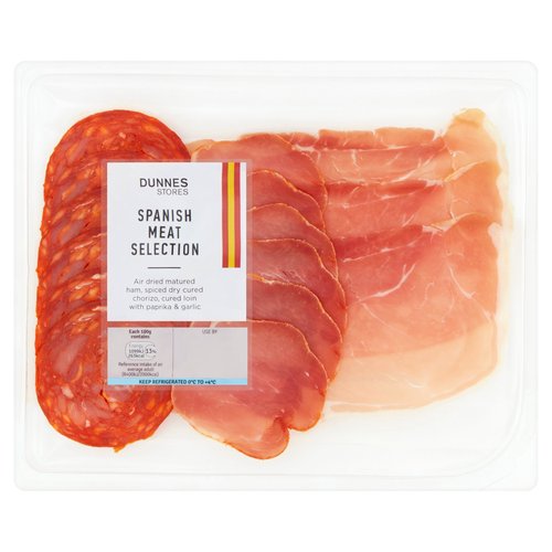 Dunnes Stores Spanish Meat Selection 100g