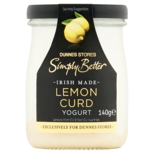 Dunnes Stores Simply Better Lemon Curd Yogurt 140g