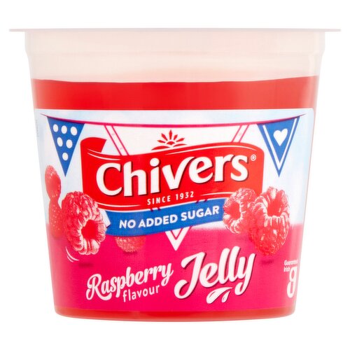 Chivers No Added Sugar Raspberry Flavour Jelly 115g