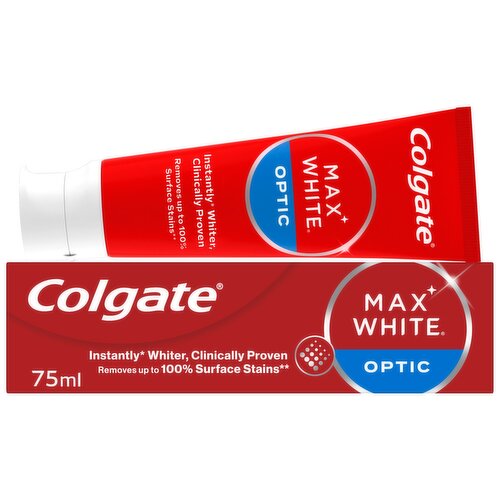 Colgate Max White Optic Teeth Whitening Toothpaste 75ml