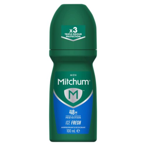 Mitchum Men 48HR Protection Ice Fresh Antiperspirant & Deodorant Roll-On 100ml