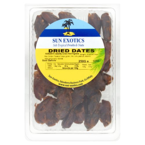 Sun Exotics Dried Dates 250g