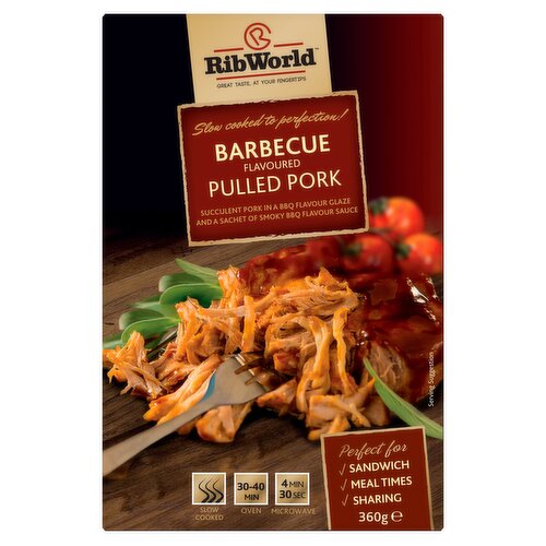 RibWorld Barbecue Flavoured Pulled Pork 360g