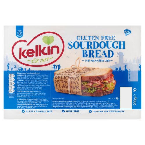 Kelkin Gluten Free Sourdough Bread 200g
